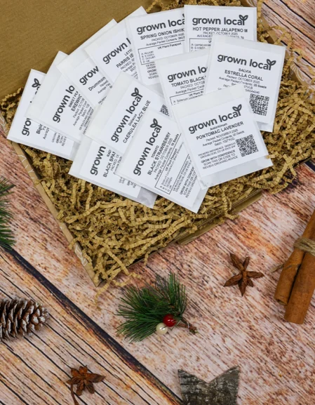 The Grown Local Christmas Seed Gift Box
